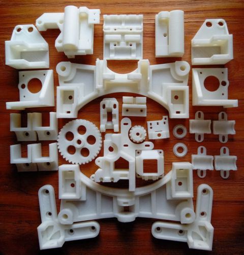 Reprap Wilson TS 3D Printer Required Printed Parts Kit Plastic Parts Set- ABS