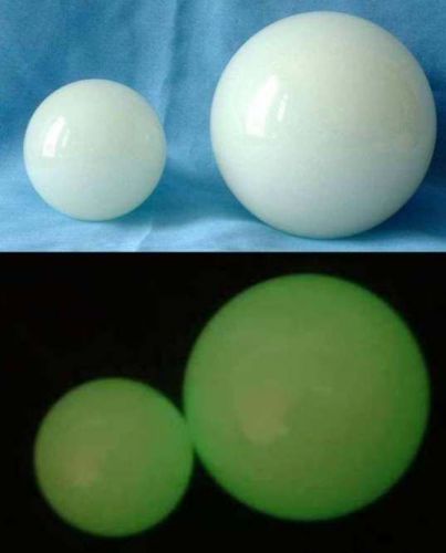 Acrylic ball 1.250&#034; glow in the dark  10 pcs  phosphorescent green 16202-5 for sale