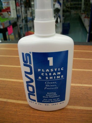 NOVUS PLASTIC CLEAN AND SHINE (#1, 8 oz. bottle)   PC-10