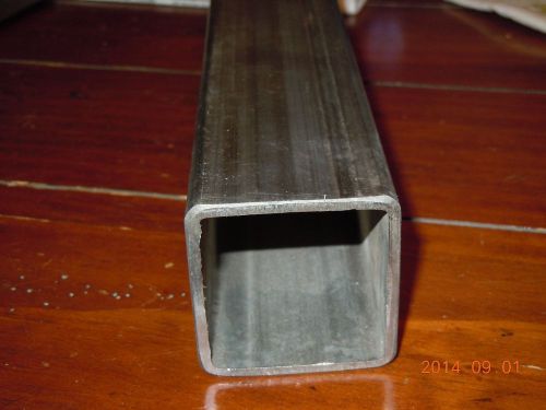 316 stainless square tube 2&#034; x 2&#034; x .120 wall x 20-3/4&#034; for sale