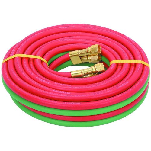 Oxygen acetylene hoses 1/4 in. x 50 ft. grade r, type vd twin weld hose for sale