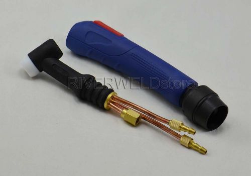 Wp-18f sr-18f tig welding torch head body flexible euro style, 350a water-cooled for sale