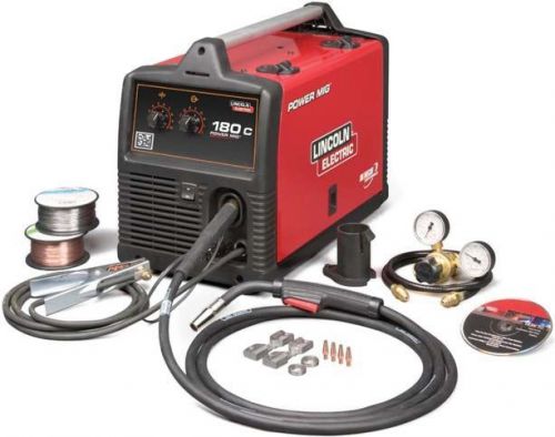 Lincoln power mig 180c wire feed welder k2473-2 for sale