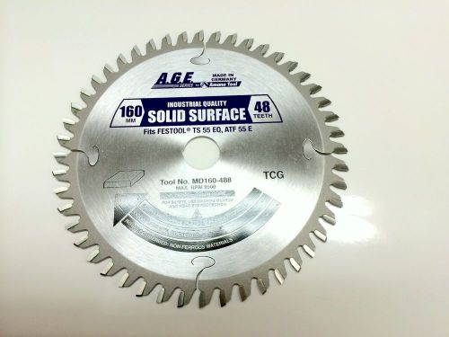 Amana AGE Saw Blade Comparable to FESTOOL # 495375  and 160mm track saw blades