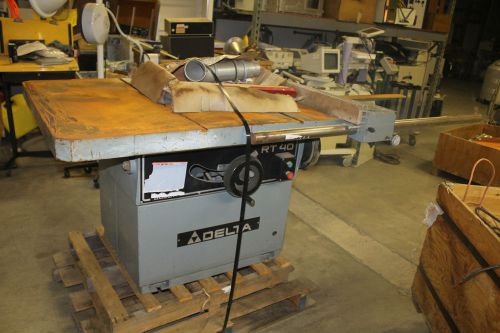 Delta / rockwell rt-40 table saw 7.5hp 208-230/460v for sale