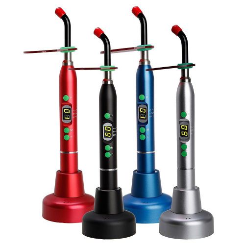 New dental wireless cordless led curing light lamp teeth whitening 4 color d2 us for sale