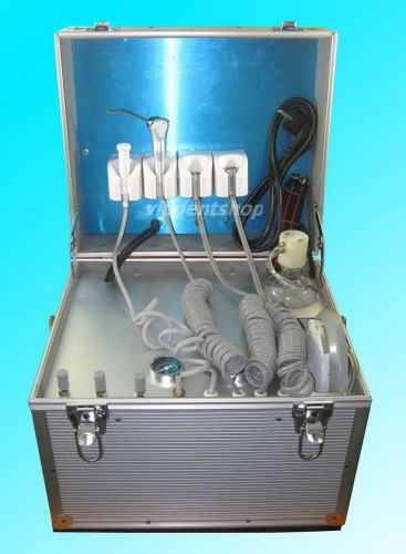 New dental portable dental unit metal mobile case 2 holes for sale