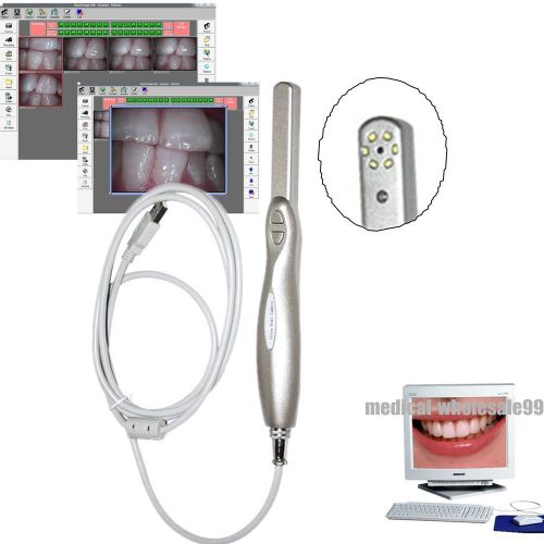 2015 dental intraoral intra oral camera usb dynamic 4 mega pixels led + software for sale