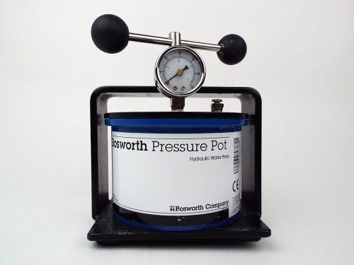 Bosworth dental lab 092135 hydraulic water acrylic press system unit for sale