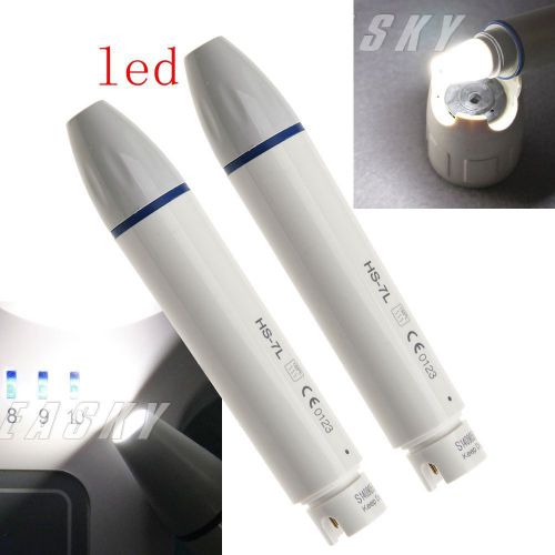 2* dental led light ultrasonic scaler fiber optic handpiece fit for dte satelec for sale
