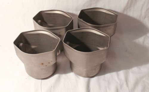 LOT OF 4 IEC CENTRIFUGE SWING ROTOR BUCKETS CAT. 378 534.0 GMS 12/79