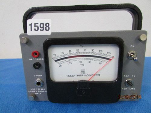 Yellow Springs Instruments 43TA Tele-Thermometer Temperature Monitoring 1598