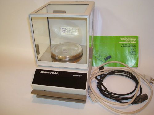 METTLER LAB SCALE PC 440 DELTARANGE WITH MANUAL  #1