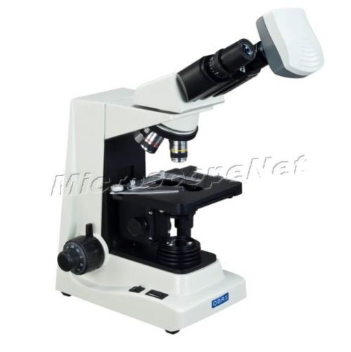 40x-1600x biological binocular reversed microscope+plan objectives+5.0mp usb cam for sale