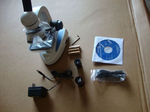 AmScope M158C-E Compound Monocular Microscope, digitial camera