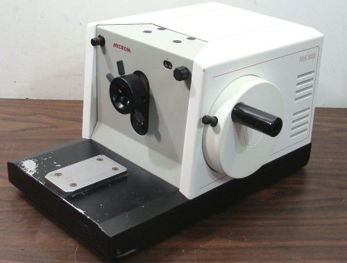 Microm hm320 hm 320 manual rotary microtome, no blade holder, – tested! – nice! for sale