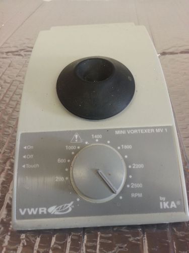 IKA VWR mini vortexer shaker centrifuge tubes MV1 MV-1