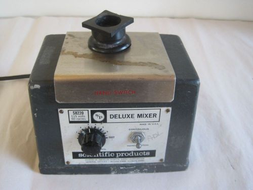 Scientific products s/p deluxe mixer s8220 variable speed pro laboratory equip. for sale