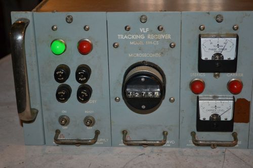 Vintage Textran VLF Tracking  Reciever   Lab Nasa Test Equipment