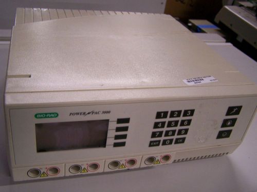 Bio-rad power pac* not working* 3000 model 165-5056 electrophoresis power supply for sale