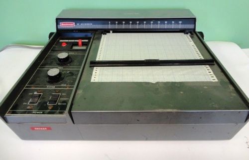 Beckman 10&#034; Recorder Linear Model 1005 Strip Chart Recorder Used Condition