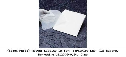 Berkshire Labx 123 Wipers, Berkshire LB1230909.60, Case Laboratory Consumable