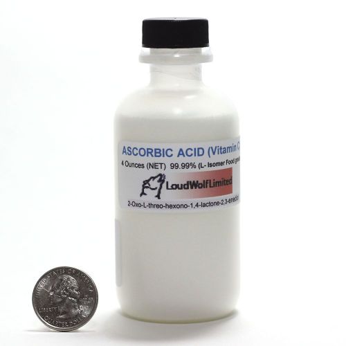 Ascorbic Acid Ultra Pure Vitamin C Reagent / Food Grade 1/4 Pound (4oz) from USA