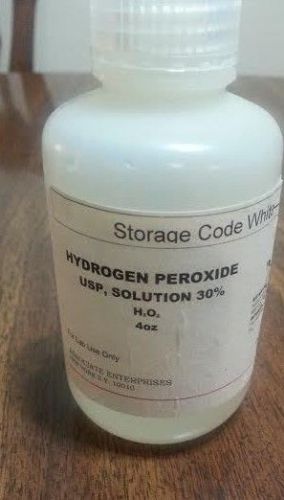 Hydrogen peroxide 30%,  (USP) 1oz Free Shipping