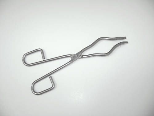 Beaker crucible tong tongs stainless steel  250 mm ~10&#034; lab new tool for sale