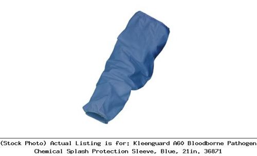 Kleenguard A60 Bloodborne Pathogen Chemical Splash Protection Sleeve, : 36871