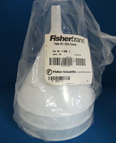 3 new fisherbrand heavy-duty utility funnels 500ml 203mm for sale