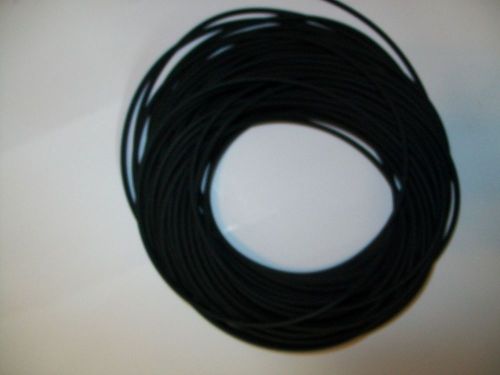 17 continuous feet 1/8&#034; i.d x 1/32&#034; w x 3/16 o.d &gt;&gt; black  latex rubber tubing for sale