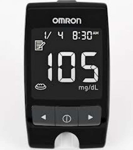 Blood glucose monitor for checking sugar level omron hgm-111 with 10 strips free for sale