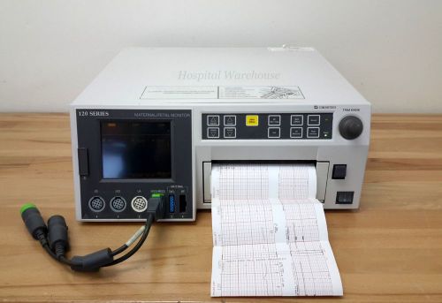 GE 120 Series  Corometrics Maternal Fetal Patient Monitor ECG FECG SpO2 NIBP
