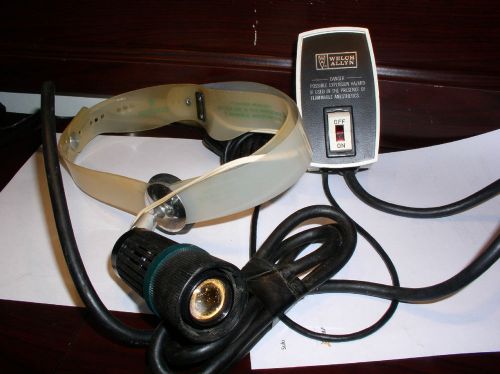 Welch allyn 49003 physician headlight w/ 79003 power supply (halogen exam light) for sale