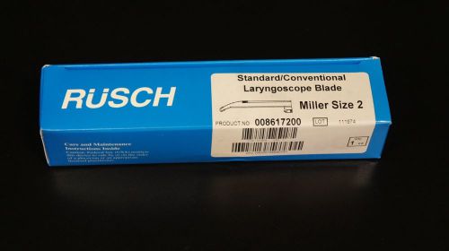 Rusch 008617200 Standard/Conventional Miller 2 Laryngoscope Blade