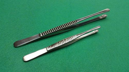 12 russian tissue forceps tweezer 8&#034;+ 6&#039;&#039; surgical veterinary  instruments for sale