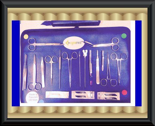 Minor surgery kit 20 pc surgical dissecting instruments set stainless steel for sale