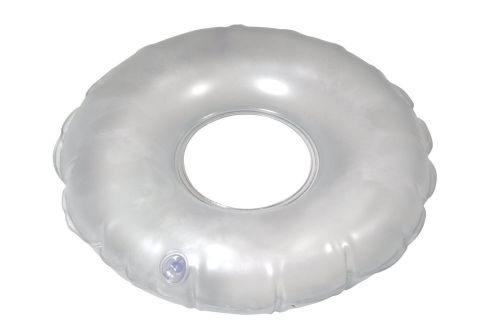 Drive Medical Inflatable Vinyl Ring Cushion, Grey