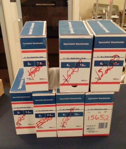 Cotton Stockinette (orthopedic) lot of 7 boxes