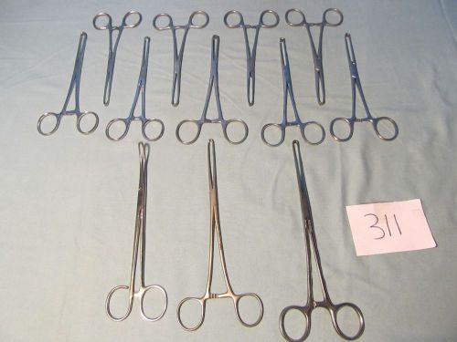 Assorted Gynecology Forceps  Surgical Instruments Set (QTY-12)