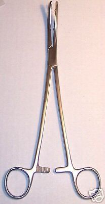 2 HEANEY HYSTERECTOMY Forcep Surgical OB/GYNE InstrumentsD/Tooth  Straight 8.25&#034;