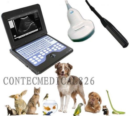 Veterinary Digital Ultrasound Scanner CMS600P2+2 Probes(3.5Mconvex+7.5M rectal)