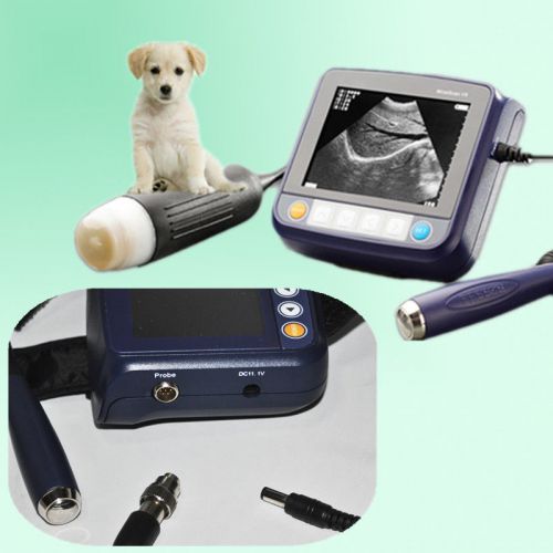 2014 new Veterinary Portable Wrist Held vet ultrasound scanner Big Small Animals