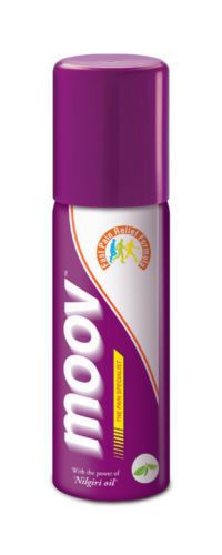 MOOV natural Ayurvedic Fast Pain Relief Spray 80 gm with Nilgiri Oil backache