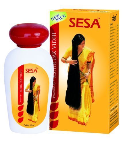 Sesa hair oil 90 ml for healthy hair prevents dandruff hair loss greying of hair for sale
