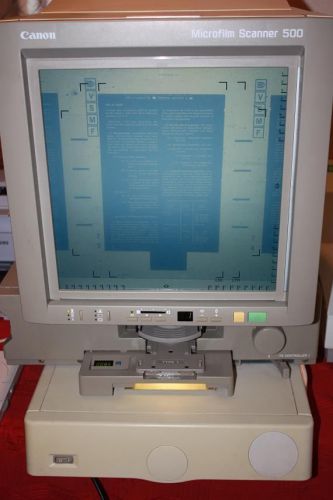 This Canon MS-500 Microfilm Scanner