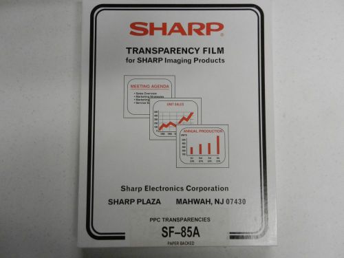 Sharp SF-85A Transparency Film