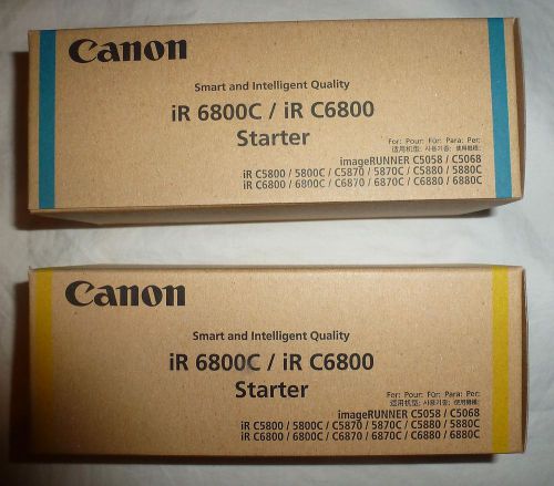 Canon iR6800 C Starter toner set C-Y CY C5058/C5068/c5800/c5870/c5880/c6800