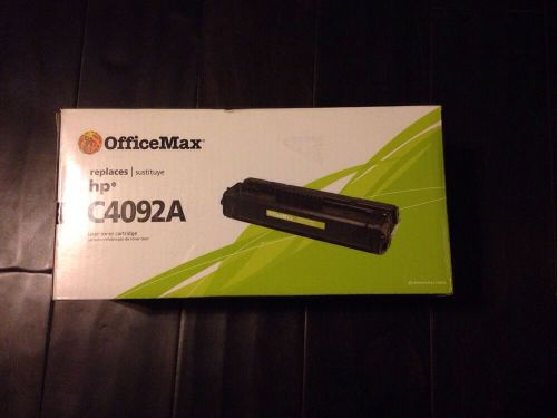 OfficeMax Black Toner Cartridge HP 92A (C4092A) LaserJet 1100~1100A ~3200